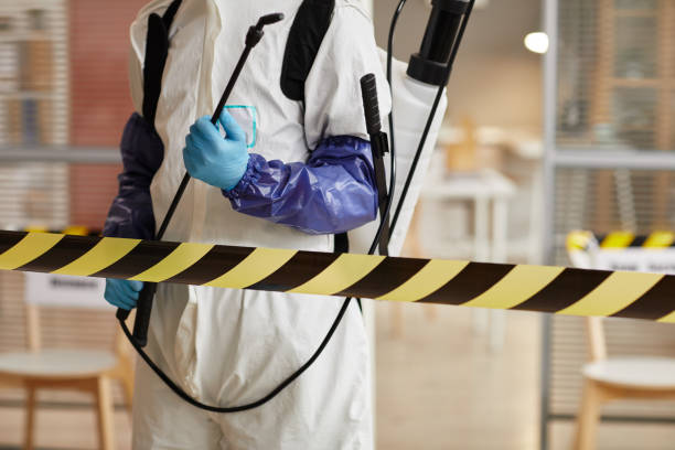 Professional Biohazard Cleanup technician working in Elkhart Lake, WI